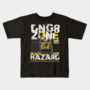 Danger Zone Radioactive Hazard Kids T-Shirt